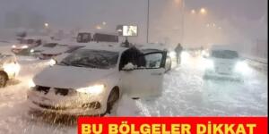 Bu bölgede yaşayanlar d!kkat… Bir haftalık kar esareti b!aşlıyor! Hazırlıklı olunuz..