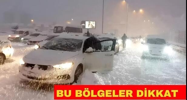 Bu bölgede yaşayanlar d!kkat… Bir haftalık kar esareti b!aşlıyor! Hazırlıklı olunuz..