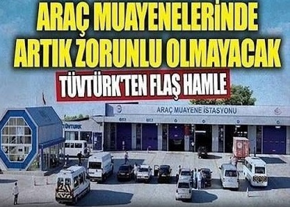 Araç muayenelerinde artık yeni dönem..