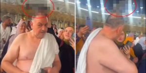 Umrede ş’aşkına uğratan görüntüler İş’te o an