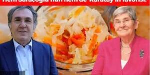 İbrahim Saraçoğlu vede Canan Karatay’ın favori sebzesi