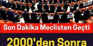 Meclisten Geçti..